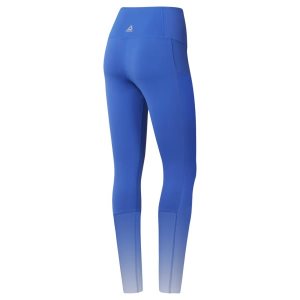 Legginsy Damskie Reebok Yoga Ombre Niebieskie PL 36HYJEG